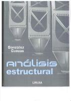ANALISIS ESTRUCTURAL $      GONZALES CUEVAS
