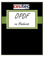 Empresas OPDF en Honduras
