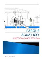 Especificaciones Tecn Parque Acuatico