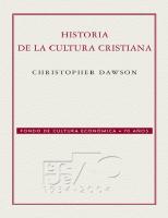 Historia de La Cultura Cristiana - Christopher Dawson
