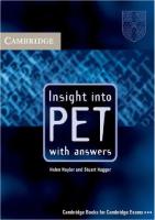 Insight Into PET Sb With Answers