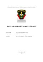 Inteligencia y Contrainteligencia