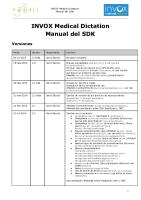INVOX Medical Dictation - Manual SDK