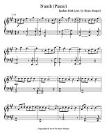 Numb Sheet Music (Piano)