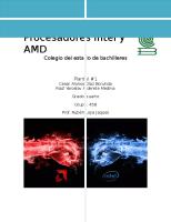 Procesadores Intel y AMD